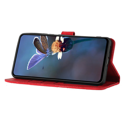 For iPhone 12 Pro Max 6.7 inch Flowers Imprint Phone Case PU Leather Wallet Cover with Stand