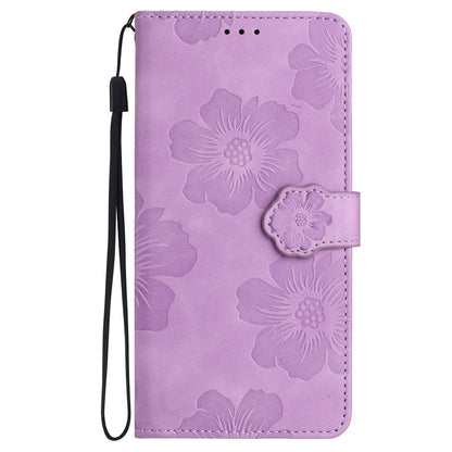 For iPhone 11 Pro Flowers Imprint Flip Stand Phone Case PU Leather Wallet Shockproof Cover