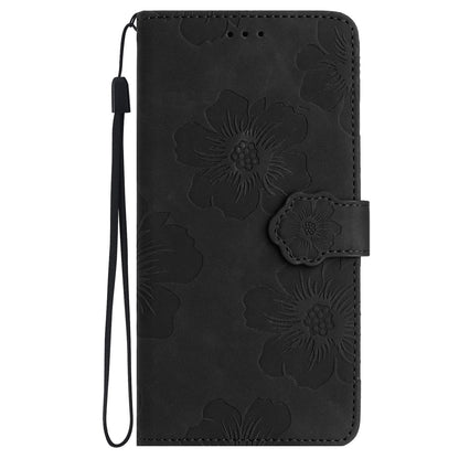 For Google Pixel 8 Pro Leather Wallet Full Protection Cover Flowers Imprint Stand Phone Case