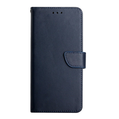 HT02 For vivo Y78+ 5G Genuine Cow Leather Phone Case Nappa Texture Phone Stand Wallet Cover