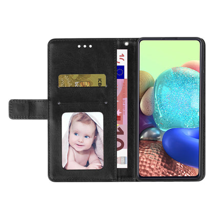 HT01 Wallet Phone Case for vivo Y78+ 5G , Y-shaped Line Imprinting Stand PU Leather Cover