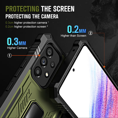 TPU + PC Phone Cover for Samsung Galaxy A53 5G , Kickstand Anti-drop Protective Phone Case