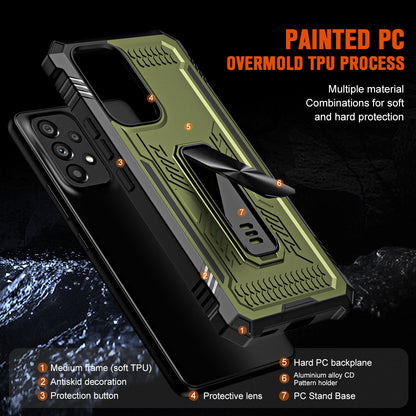 TPU + PC Phone Cover for Samsung Galaxy A53 5G , Kickstand Anti-drop Protective Phone Case