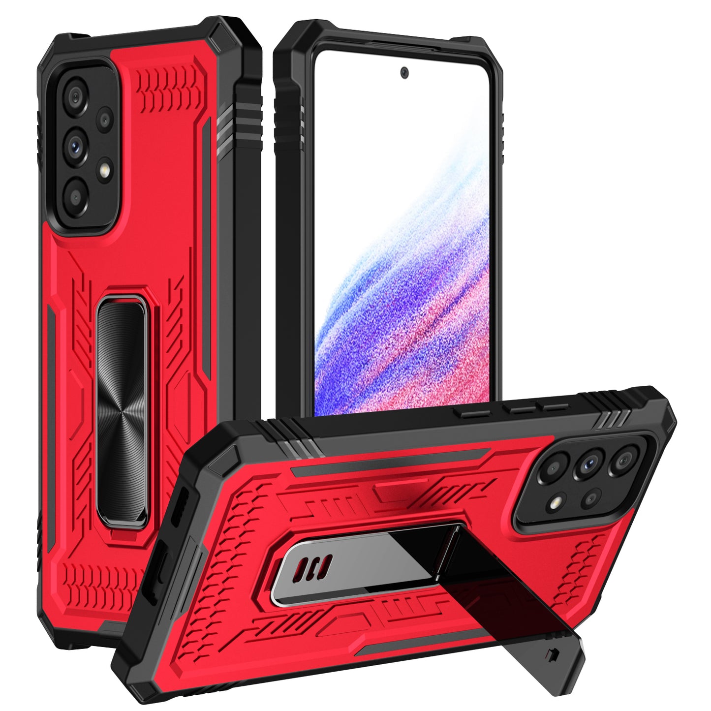 TPU + PC Phone Cover for Samsung Galaxy A53 5G , Kickstand Anti-drop Protective Phone Case