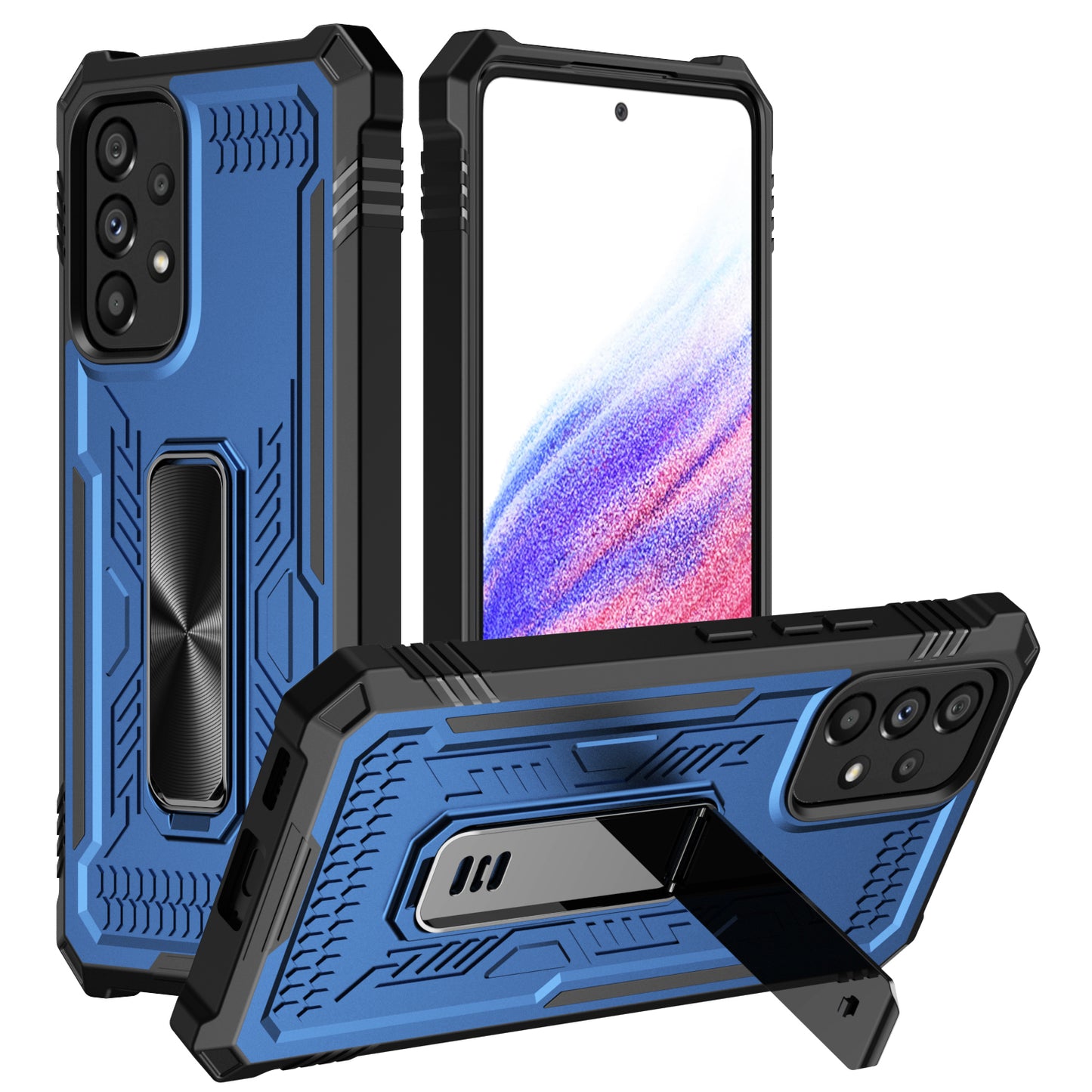 TPU + PC Phone Cover for Samsung Galaxy A53 5G , Kickstand Anti-drop Protective Phone Case