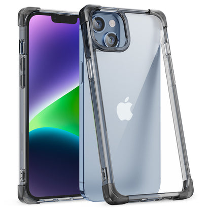 For iPhone 14 Plus Four Corner Frosted Drop-proof Cover TPU+Acrylic Phone Case