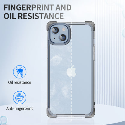 For iPhone 14 Plus Four Corner Frosted Drop-proof Cover TPU+Acrylic Phone Case