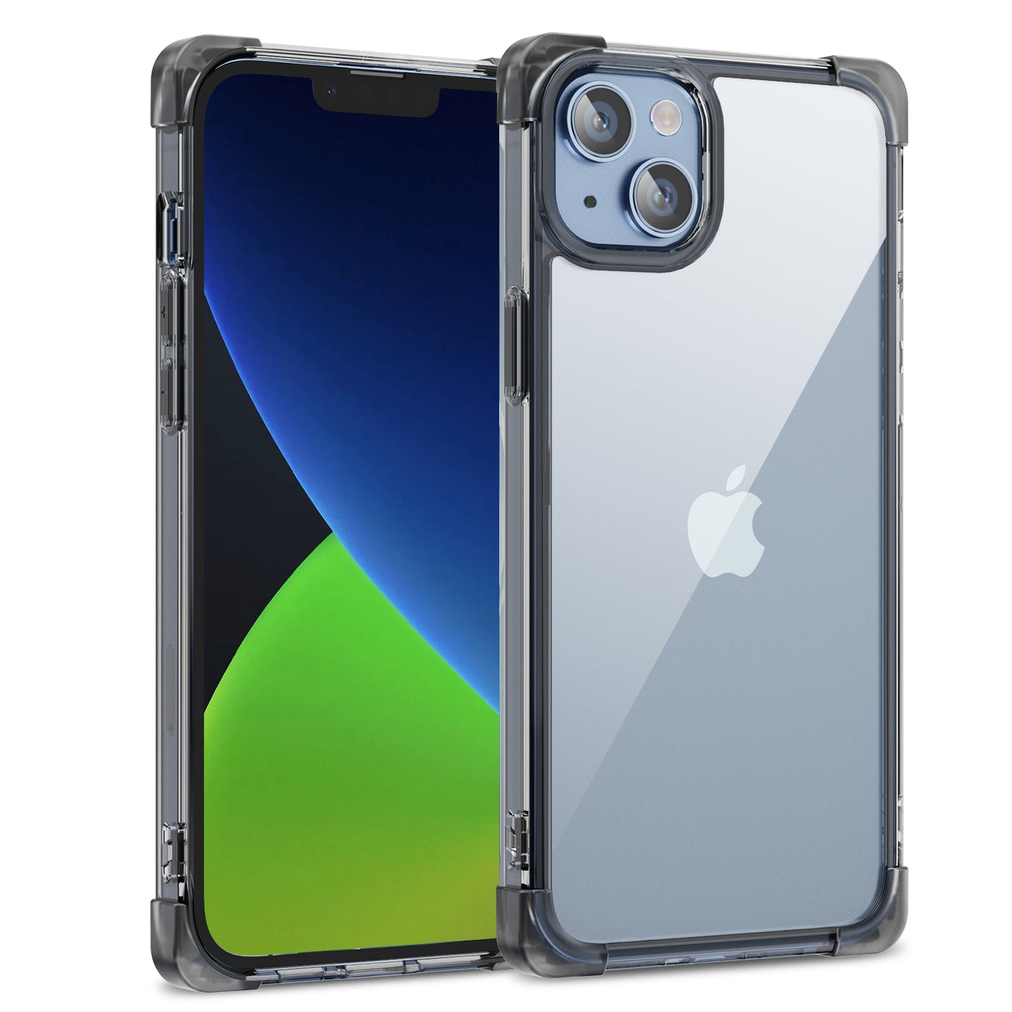 For iPhone 13 6.1 inch Drop-proof Back Cover TPU+Acrylic Four Corner Matte Phone Case