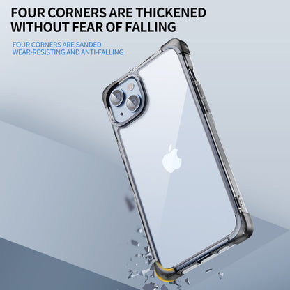 For iPhone 13 6.1 inch Drop-proof Back Cover TPU+Acrylic Four Corner Matte Phone Case