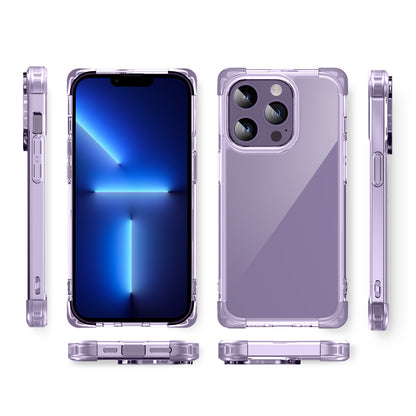 For iPhone 13 Pro Max 6.7 inch Slim Case Four Corner Matte Drop-proof Cover TPU+Acrylic Phone Case