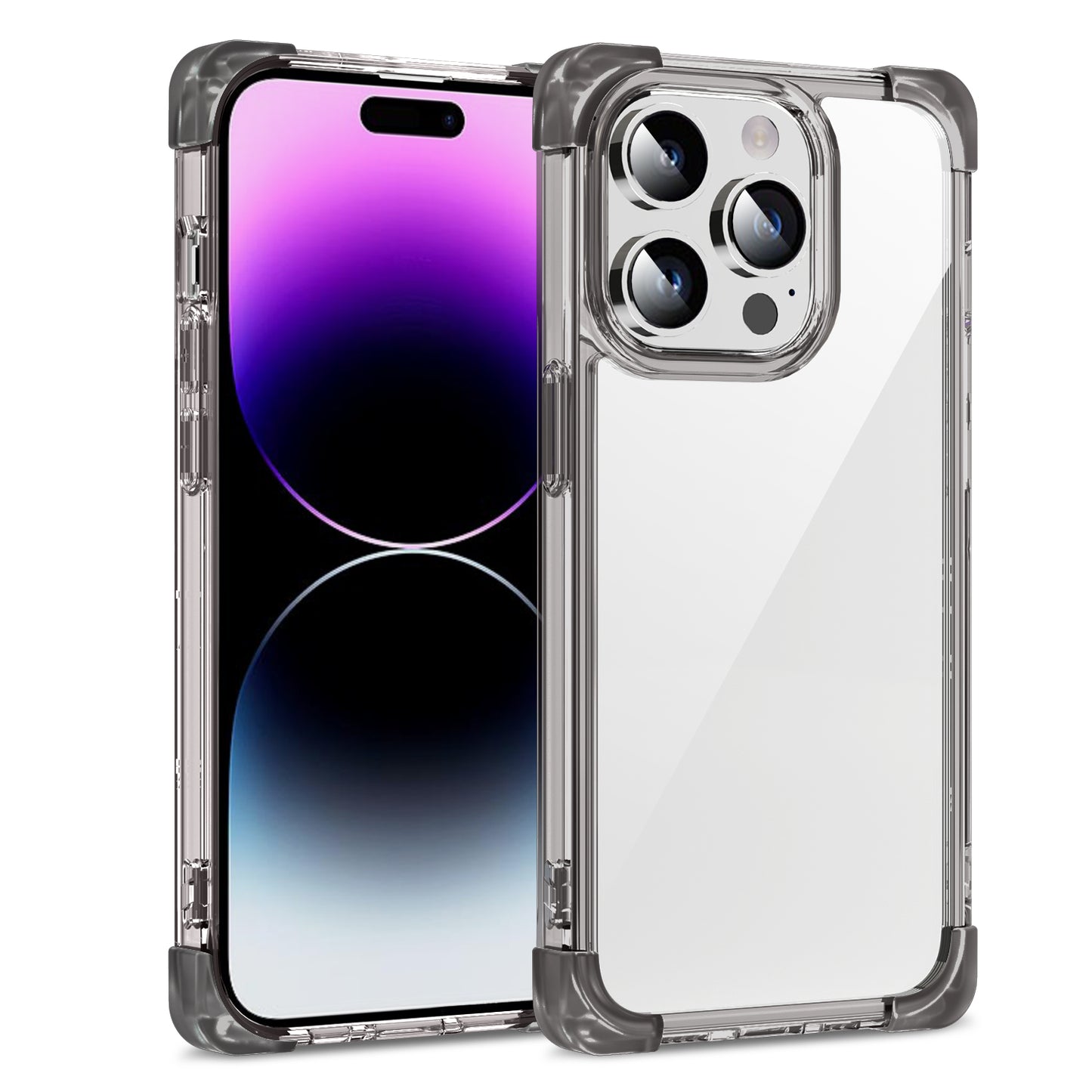 TPU+Acrylic Slim Case for iPhone 14 Pro Four Corner Matte Case Anti-Drop Phone Cover