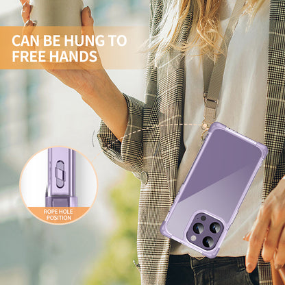 TPU+Acrylic Slim Case for iPhone 14 Pro Four Corner Matte Case Anti-Drop Phone Cover