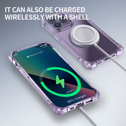 TPU+Acrylic Protective Case for iPhone 14 Pro Max Four Corner Matte Phone Shell Anti-Scratch Phone Cover