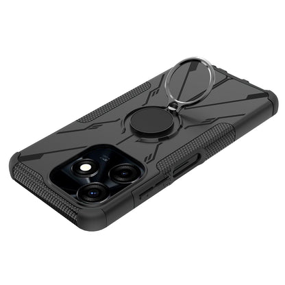 For Tecno Spark 10C 4G / Spark Go 2023 4G Ring Holder Kickstand Case PC+TPU Protective Phone Cover