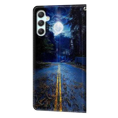 Shockproof Case for Samsung Galaxy A34 5G Card Slots Stand Phone Case Pattern Printed Leather Cover