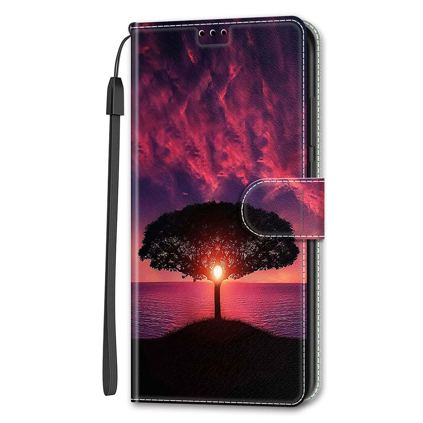 For iPhone 14 Pro Pattern Printing Leather Phone Case Card Slots Flip Stand Cover