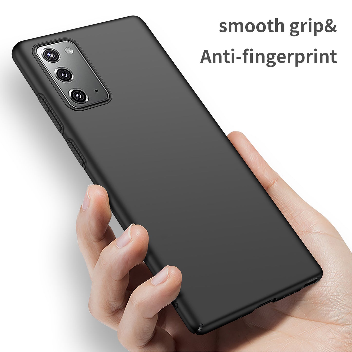 For Samsung Galaxy Note20 5G / Note20 Solid Color Hard PC Cover Shockproof Phone Case