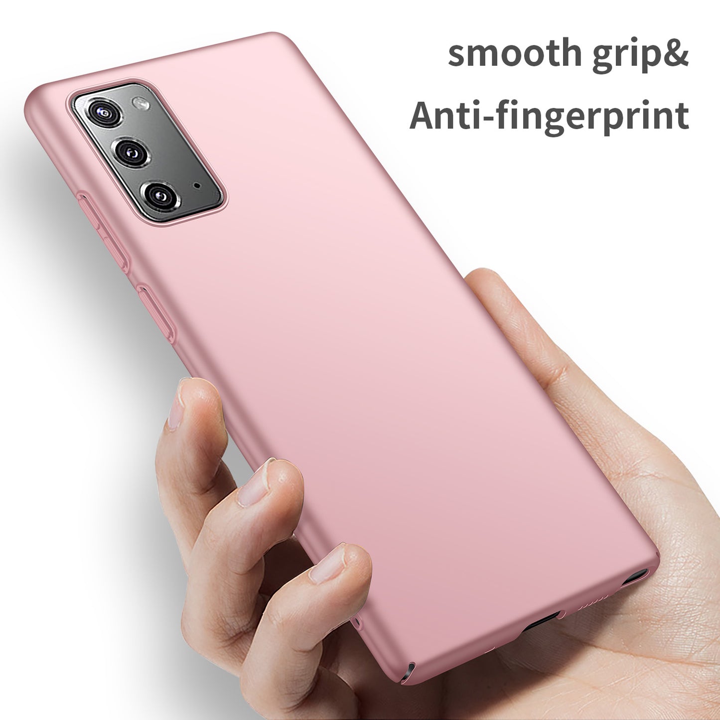 For Samsung Galaxy Note20 5G / Note20 Solid Color Hard PC Cover Shockproof Phone Case