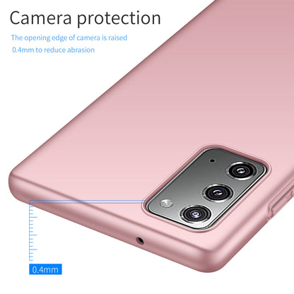 For Samsung Galaxy Note20 5G / Note20 Solid Color Hard PC Cover Shockproof Phone Case