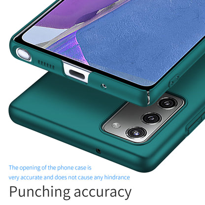 For Samsung Galaxy Note20 5G / Note20 Solid Color Hard PC Cover Shockproof Phone Case