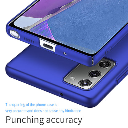 For Samsung Galaxy Note20 5G / Note20 Solid Color Hard PC Cover Shockproof Phone Case