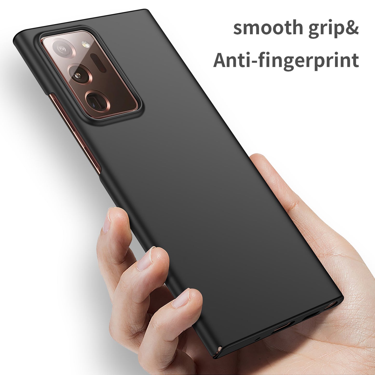 For Samsung Galaxy Note20 Ultra 5G / Note20 Ultra Solid Color PC Protective Cover Anti-drop Phone Case