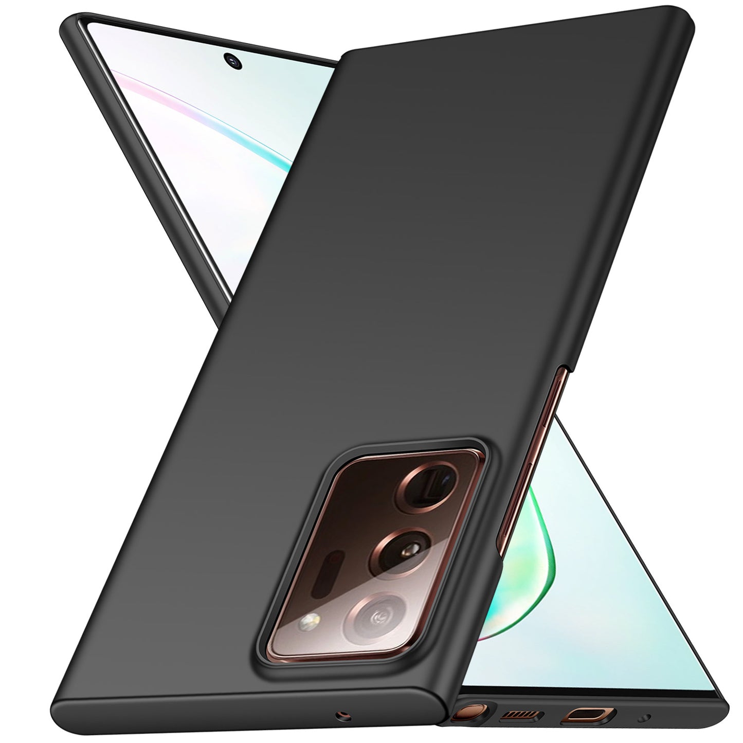 For Samsung Galaxy Note20 Ultra 5G / Note20 Ultra Solid Color PC Protective Cover Anti-drop Phone Case