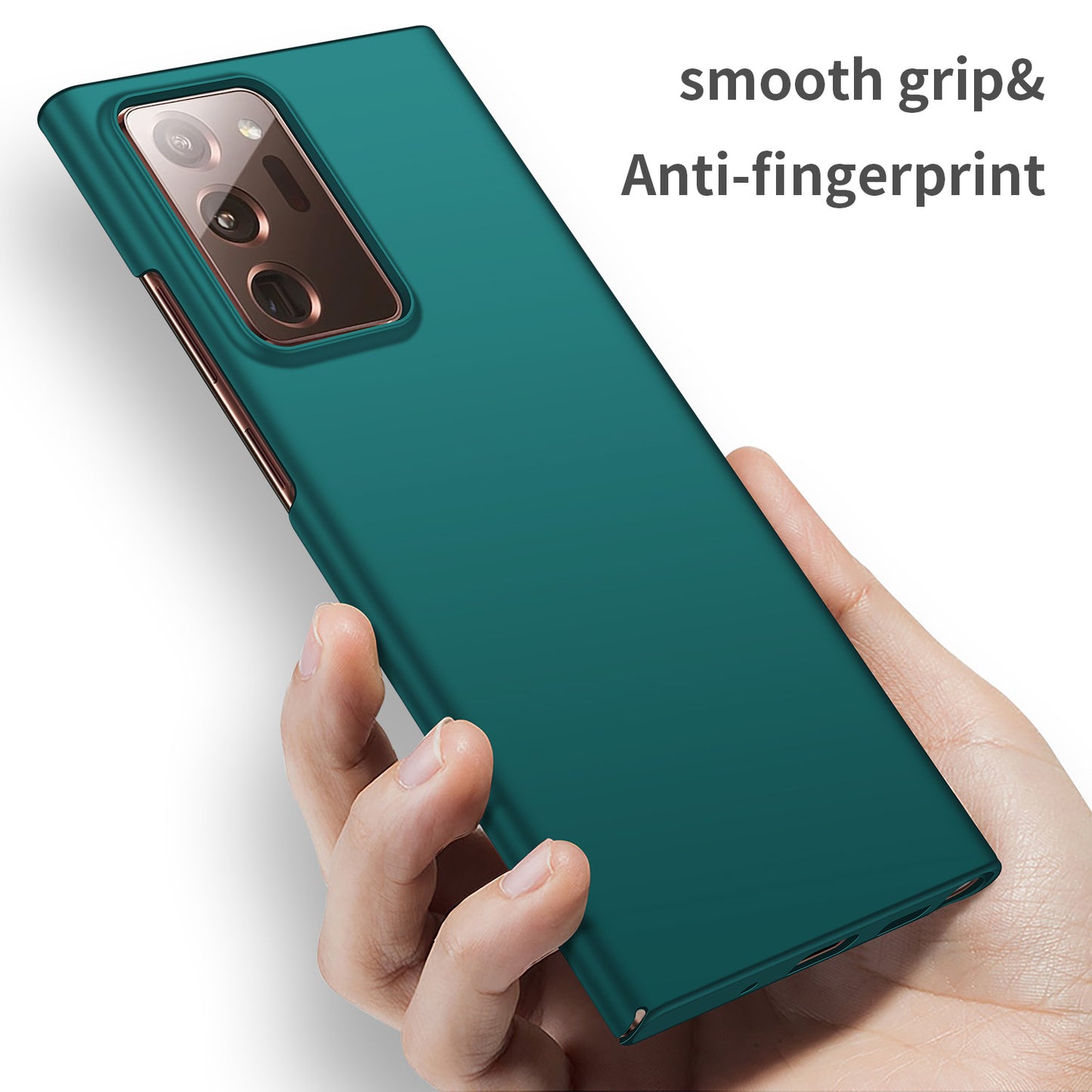 For Samsung Galaxy Note20 Ultra 5G / Note20 Ultra Solid Color PC Protective Cover Anti-drop Phone Case