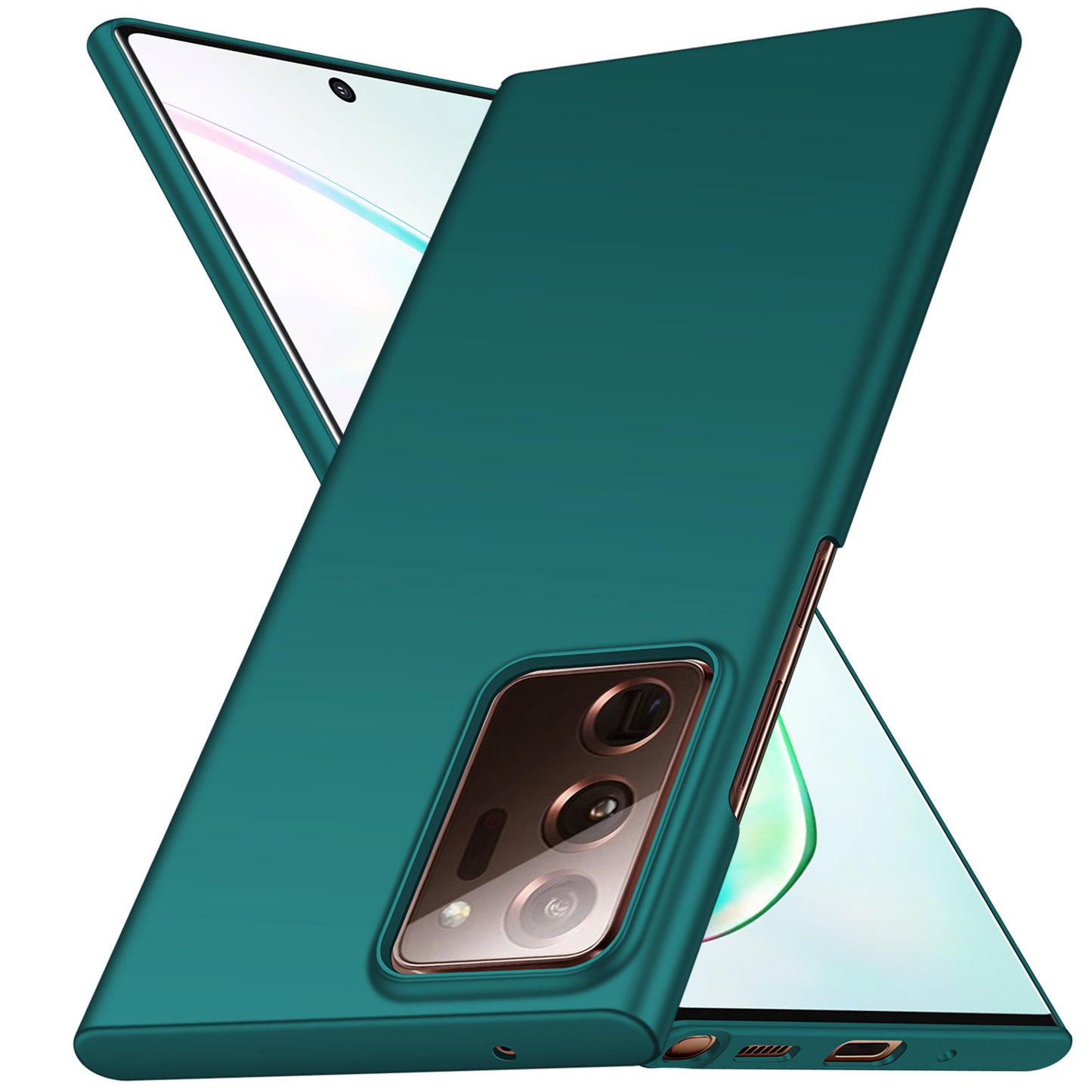 For Samsung Galaxy Note20 Ultra 5G / Note20 Ultra Solid Color PC Protective Cover Anti-drop Phone Case