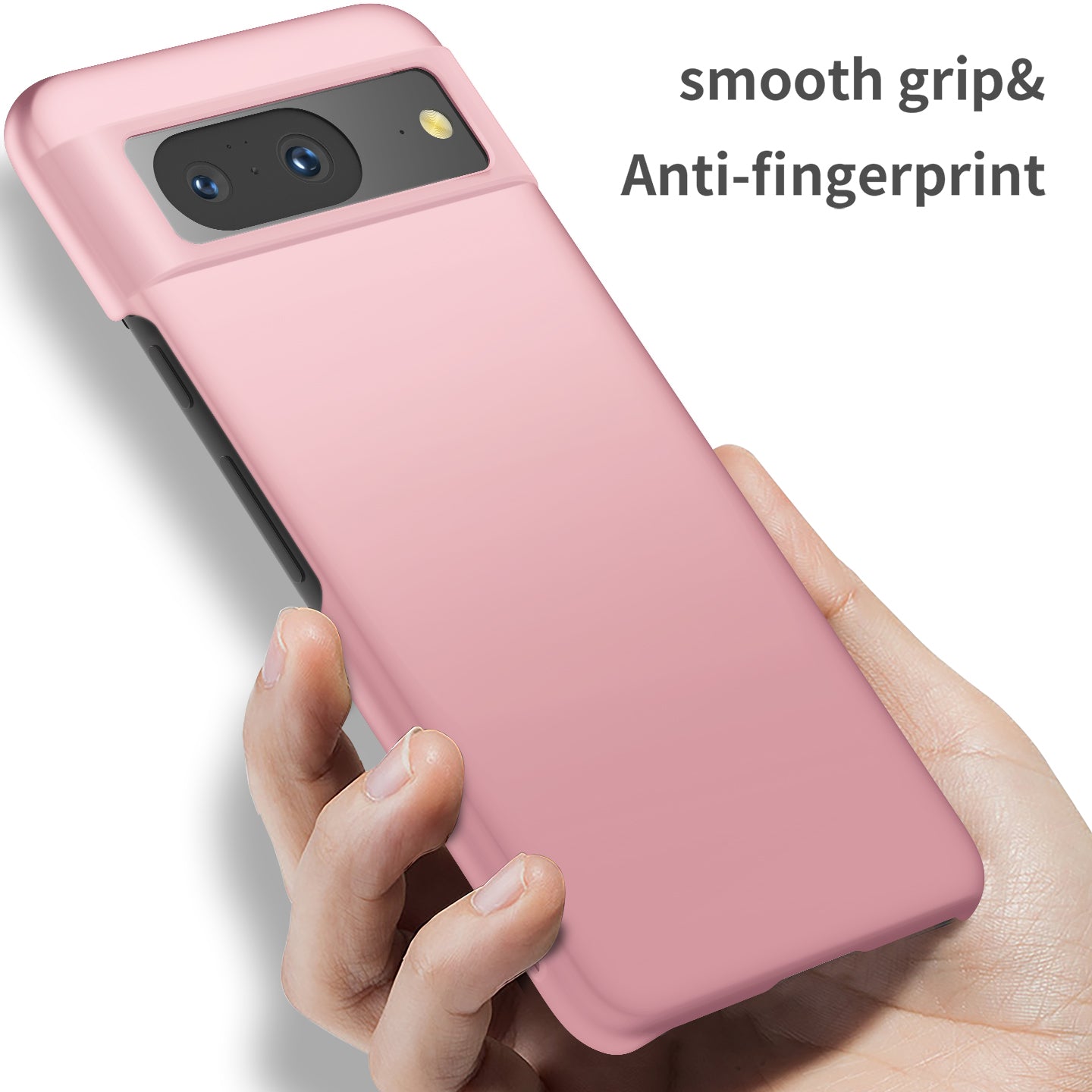 For Google Pixel 8 Solid Color Anti-drop Phone Case Hard PC Protection Cover