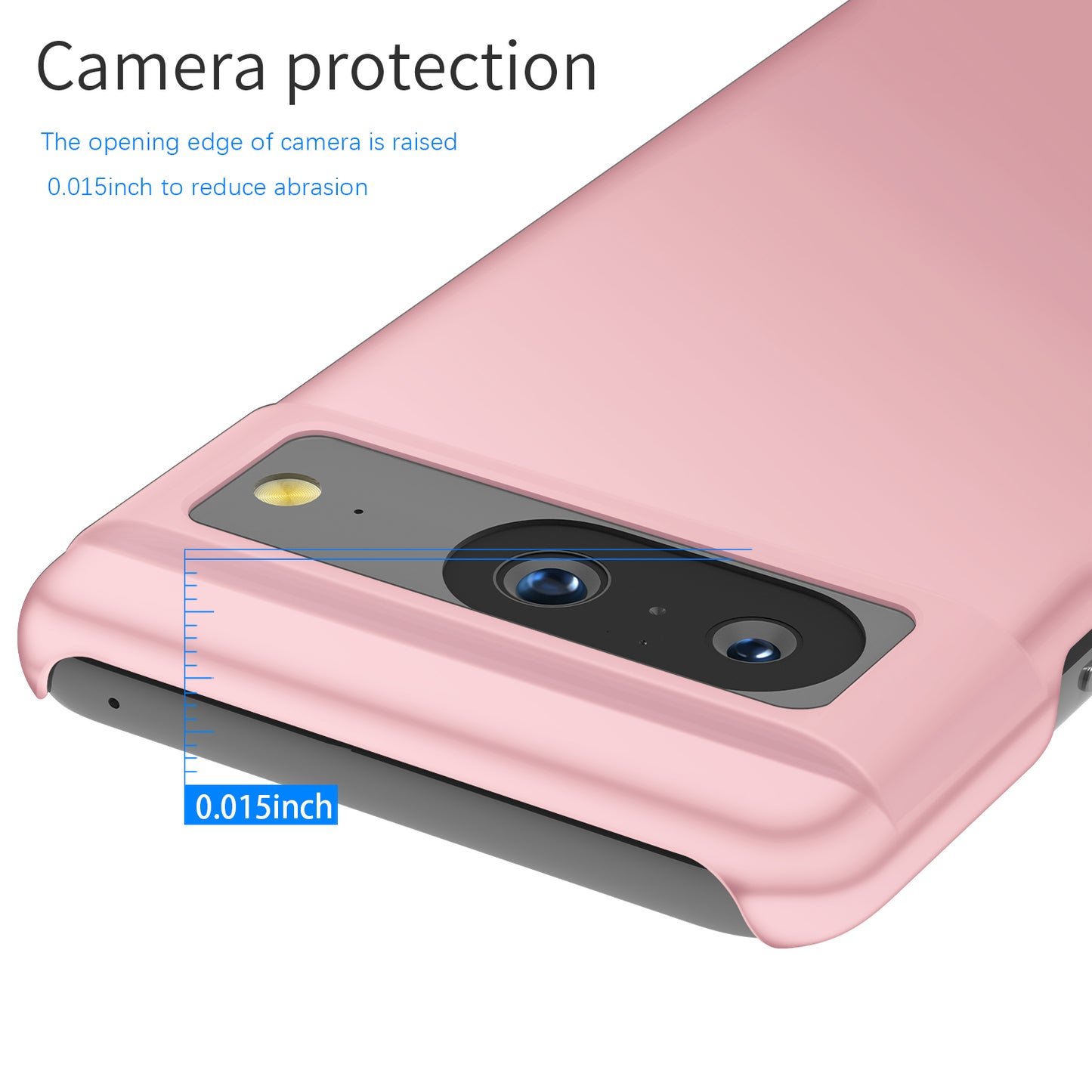 For Google Pixel 8 Solid Color Anti-drop Phone Case Hard PC Protection Cover