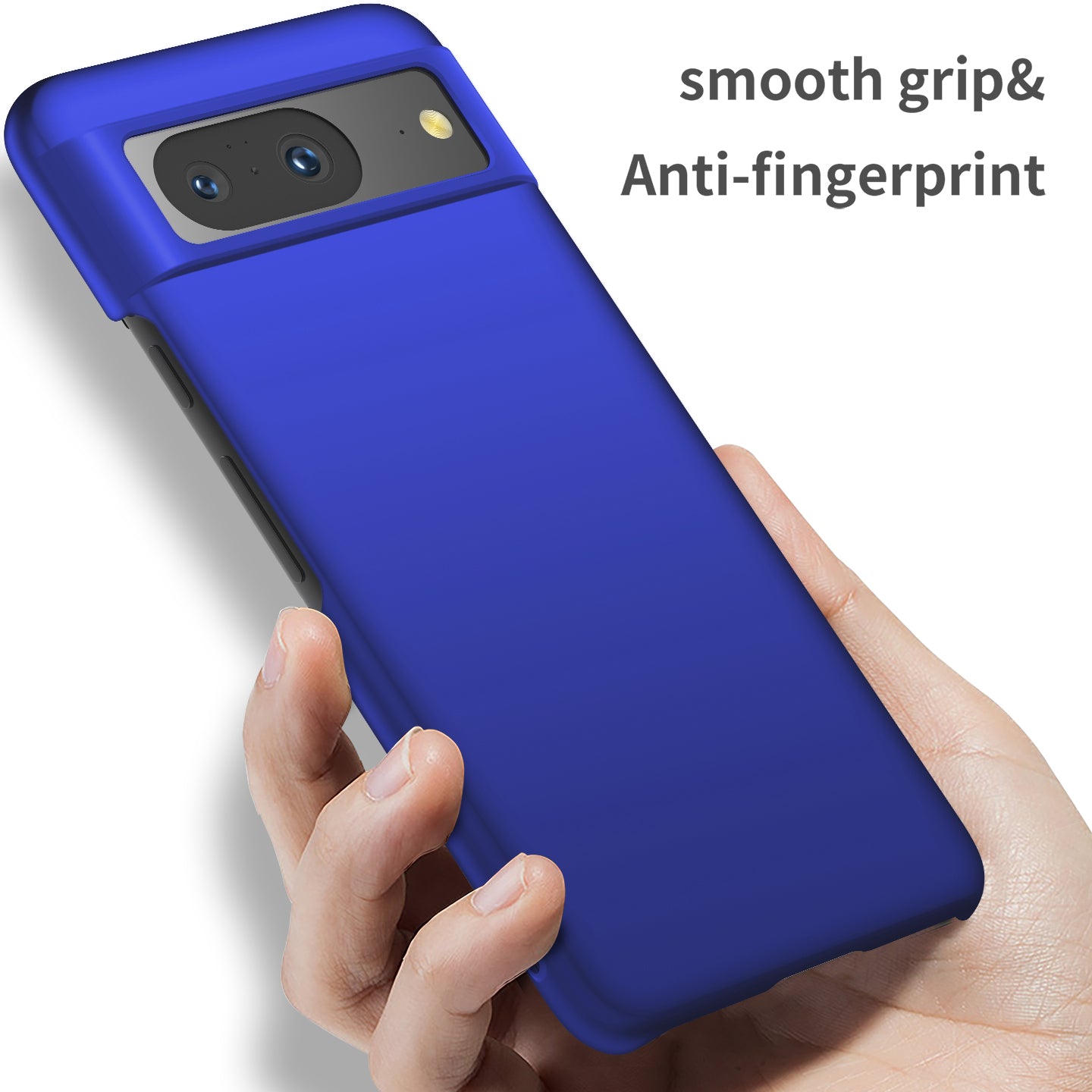 For Google Pixel 8 Solid Color Anti-drop Phone Case Hard PC Protection Cover