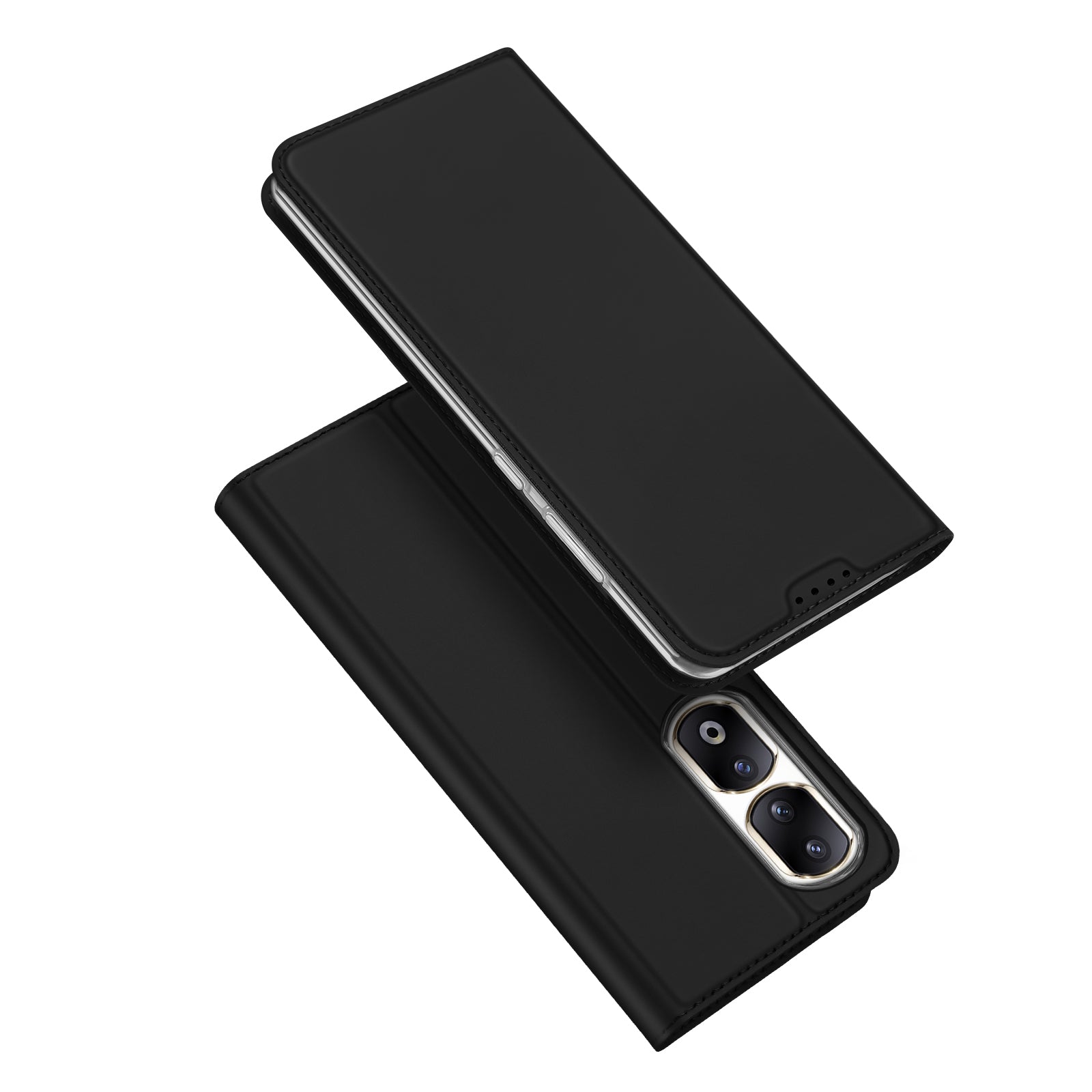 DUX DUCIS Skin Pro Series for Honor 90 Pro PU Leather Card Slot Phone Case Shockproof Stand Cover