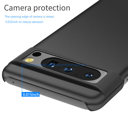 For Google Pixel 8 Pro Solid Color PC Drop-proof Cover Mobile Phone Case