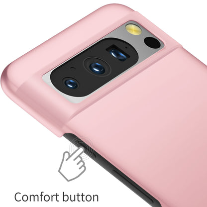For Google Pixel 8 Pro Solid Color PC Drop-proof Cover Mobile Phone Case