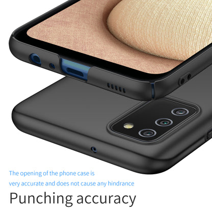 For Samsung Galaxy A02s (166.5x75.9x9.2mm) Hard PC Cover Solid Color Anti-Scratch Shockproof Phone Case