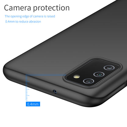 For Samsung Galaxy A02s (166.5x75.9x9.2mm) Hard PC Cover Solid Color Anti-Scratch Shockproof Phone Case