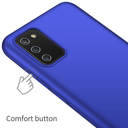 For Samsung Galaxy A02s (166.5x75.9x9.2mm) Hard PC Cover Solid Color Anti-Scratch Shockproof Phone Case