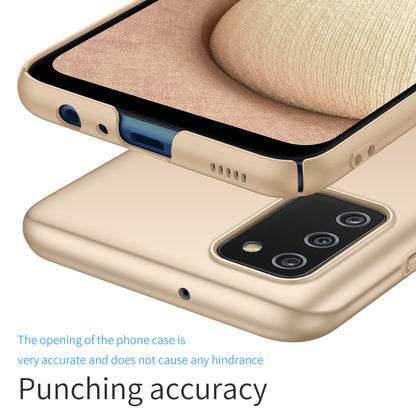 For Samsung Galaxy A02s (166.5x75.9x9.2mm) Hard PC Cover Solid Color Anti-Scratch Shockproof Phone Case