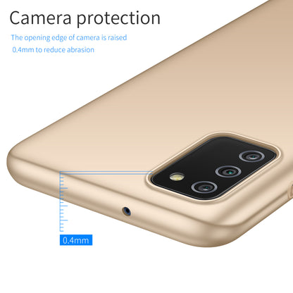 For Samsung Galaxy A02s (166.5x75.9x9.2mm) Hard PC Cover Solid Color Anti-Scratch Shockproof Phone Case