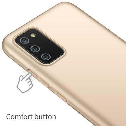 For Samsung Galaxy A02s (166.5x75.9x9.2mm) Hard PC Cover Solid Color Anti-Scratch Shockproof Phone Case