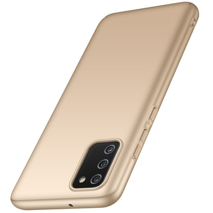 For Samsung Galaxy A02s (166.5x75.9x9.2mm) Hard PC Cover Solid Color Anti-Scratch Shockproof Phone Case