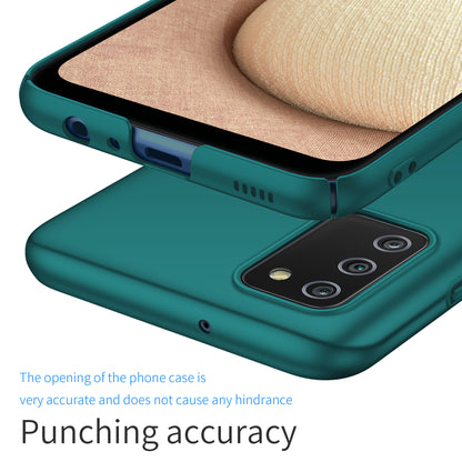For Samsung Galaxy A02s (166.5x75.9x9.2mm) Hard PC Cover Solid Color Anti-Scratch Shockproof Phone Case
