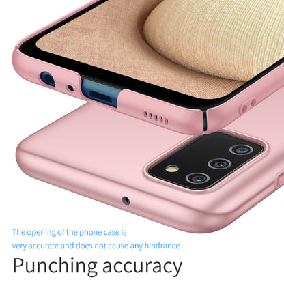 For Samsung Galaxy A02s (166.5x75.9x9.2mm) Hard PC Cover Solid Color Anti-Scratch Shockproof Phone Case