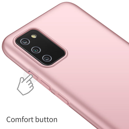 For Samsung Galaxy A02s (166.5x75.9x9.2mm) Hard PC Cover Solid Color Anti-Scratch Shockproof Phone Case