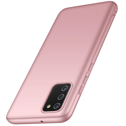 For Samsung Galaxy A02s (166.5x75.9x9.2mm) Hard PC Cover Solid Color Anti-Scratch Shockproof Phone Case