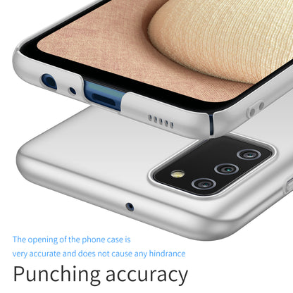 For Samsung Galaxy A02s (166.5x75.9x9.2mm) Hard PC Cover Solid Color Anti-Scratch Shockproof Phone Case
