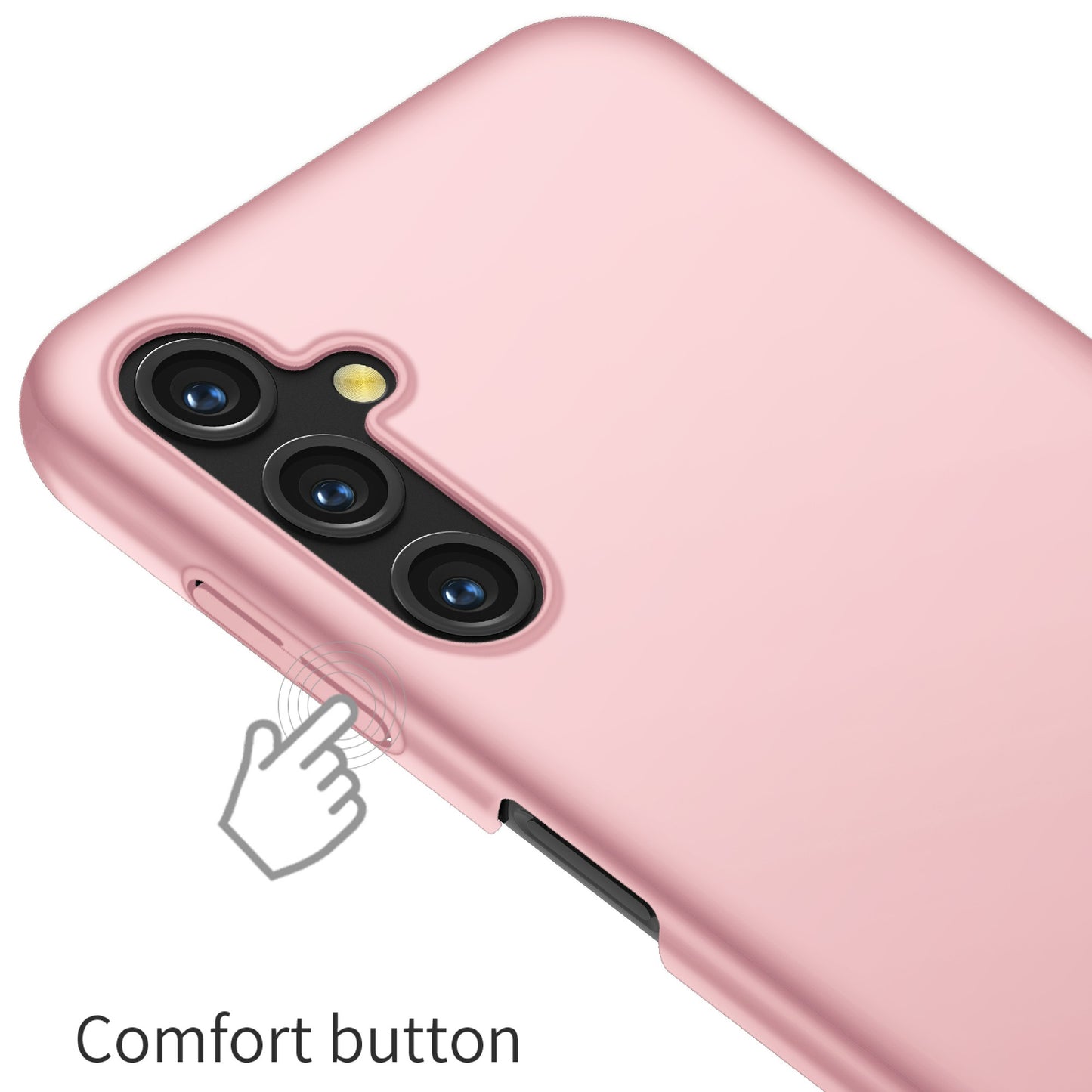 For Samsung Galaxy A14 5G / 4G Hard PC Back Cover Solid Color Shockproof Phone Case