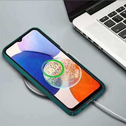For Samsung Galaxy A14 5G / 4G Hard PC Back Cover Solid Color Shockproof Phone Case