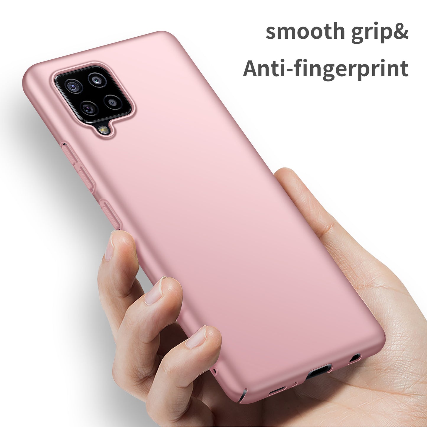 For Samsung Galaxy A42 5G Solid Color Phone Case Shockproof Hard PC Cover